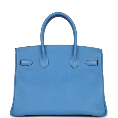 Hermes Birkin 30 Bleu Paradise Epsom Gold Hardware Hermes Birkin 30 Bleu Paradise Epsom Gold Hardware