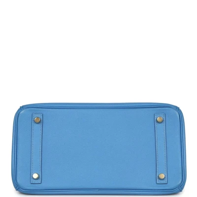 Hermes Birkin 30 Bleu Paradise Epsom Gold Hardware Hermes Birkin 30 Bleu Paradise Epsom Gold Hardware