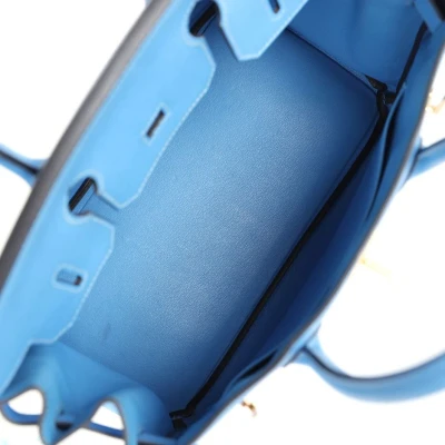Hermes Birkin 30 Bleu Paradise Epsom Gold Hardware Hermes Birkin 30 Bleu Paradise Epsom Gold Hardware