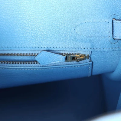 Hermes Birkin 30 Bleu Paradise Epsom Gold Hardware Hermes Birkin 30 Bleu Paradise Epsom Gold Hardware