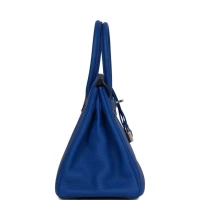 Hermes Birkin 30 Bleu Royal Togo Palladium Hardware Hermes Birkin 30 Bleu Royal Togo Palladium Hardware