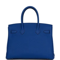 Hermes Birkin 30 Bleu Royal Togo Palladium Hardware Hermes Birkin 30 Bleu Royal Togo Palladium Hardware