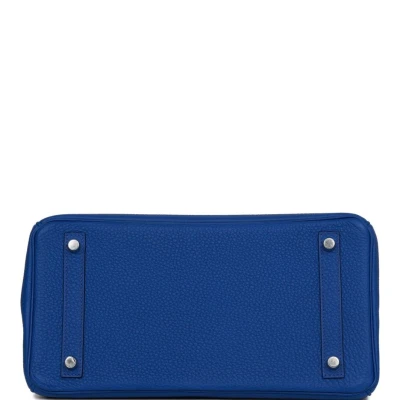 Hermes Birkin 30 Bleu Royal Togo Palladium Hardware Hermes Birkin 30 Bleu Royal Togo Palladium Hardware