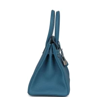 Hermes Birkin 30 Blue Jean Togo Palladium Hardware