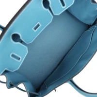 Hermes Birkin 30 Blue Jean Togo Palladium Hardware