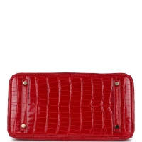Hermes Birkin 30 Braise Shiny Porosus Crocodile Gold Hardware Hermes Birkin 30 Braise Shiny Porosus Crocodile Gold Hardware