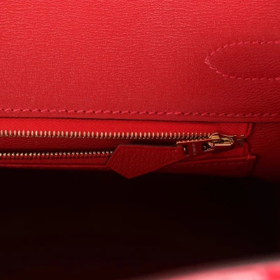 Hermes Birkin 30 Braise Shiny Porosus Crocodile Gold Hardware Hermes Birkin 30 Braise Shiny Porosus Crocodile Gold Hardware