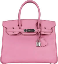 Hermes Birkin 30 Bubblegum Epsom Palladium Hardware Hermes Birkin 30 Bubblegum Epsom Palladium Hardware