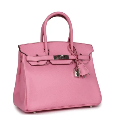 Hermes Birkin 30 Bubblegum Epsom Palladium Hardware Hermes Birkin 30 Bubblegum Epsom Palladium Hardware