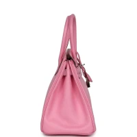 Hermes Birkin 30 Bubblegum Epsom Palladium Hardware Hermes Birkin 30 Bubblegum Epsom Palladium Hardware
