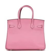 Hermes Birkin 30 Bubblegum Epsom Palladium Hardware Hermes Birkin 30 Bubblegum Epsom Palladium Hardware