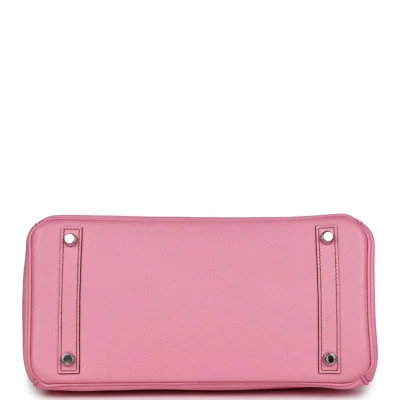 Hermes Birkin 30 Bubblegum Epsom Palladium Hardware Hermes Birkin 30 Bubblegum Epsom Palladium Hardware