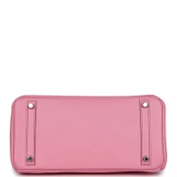 Hermes Birkin 30 Bubblegum Epsom Palladium Hardware Hermes Birkin 30 Bubblegum Epsom Palladium Hardware