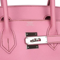 Hermes Birkin 30 Bubblegum Epsom Palladium Hardware Hermes Birkin 30 Bubblegum Epsom Palladium Hardware