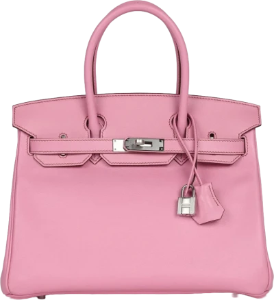 Hermes Birkin 30 Bubblegum Swift Palladium Hardware Hermes Birkin 30 Bubblegum Swift Palladium Hardware