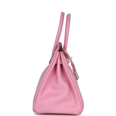 Hermes Birkin 30 Bubblegum Swift Palladium Hardware Hermes Birkin 30 Bubblegum Swift Palladium Hardware