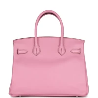 Hermes Birkin 30 Bubblegum Swift Palladium Hardware Hermes Birkin 30 Bubblegum Swift Palladium Hardware