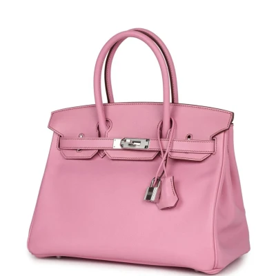 Hermes Birkin 30 Bubblegum Swift Palladium Hardware Hermes Birkin 30 Bubblegum Swift Palladium Hardware