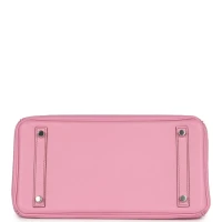 Hermes Birkin 30 Bubblegum Swift Palladium Hardware Hermes Birkin 30 Bubblegum Swift Palladium Hardware