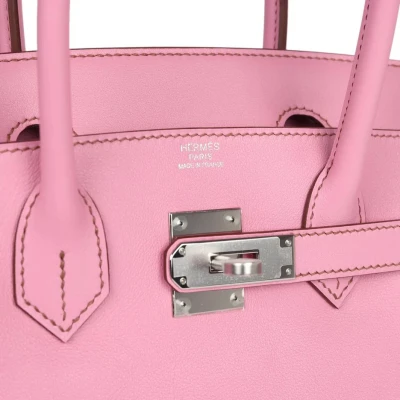 Hermes Birkin 30 Bubblegum Swift Palladium Hardware Hermes Birkin 30 Bubblegum Swift Palladium Hardware