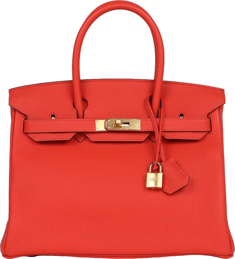 Hermes Birkin 30 Capucine Togo Gold Hardware