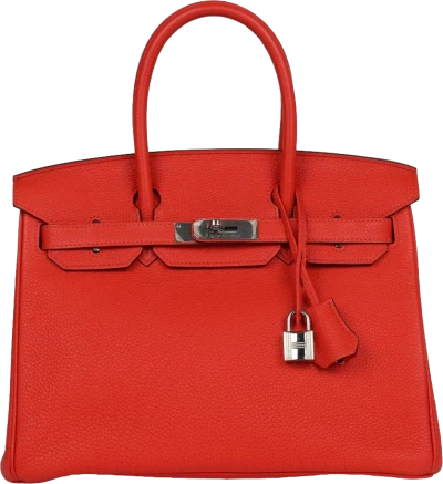 Hermes Birkin 30 Capucine Togo Palladium Hardware Hermes Birkin 30 Capucine Togo Palladium Hardware