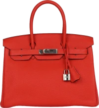 Hermes Birkin 30 Capucine Togo Palladium Hardware Hermes Birkin 30 Capucine Togo Palladium Hardware