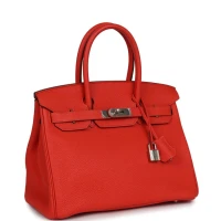 Hermes Birkin 30 Capucine Togo Palladium Hardware Hermes Birkin 30 Capucine Togo Palladium Hardware