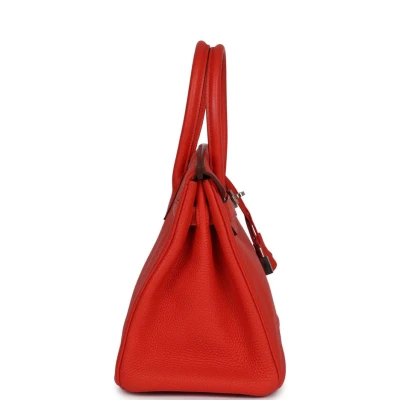 Hermes Birkin 30 Capucine Togo Palladium Hardware Hermes Birkin 30 Capucine Togo Palladium Hardware