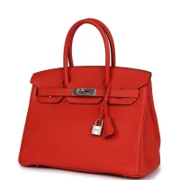Hermes Birkin 30 Capucine Togo Palladium Hardware Hermes Birkin 30 Capucine Togo Palladium Hardware