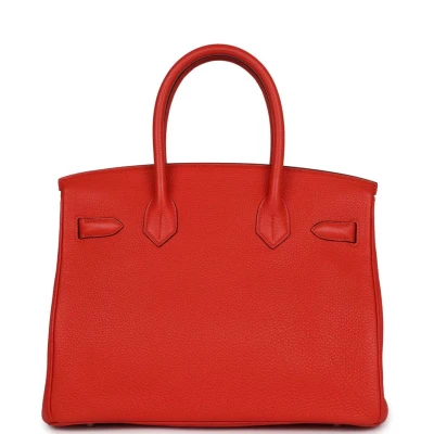 Hermes Birkin 30 Capucine Togo Palladium Hardware Hermes Birkin 30 Capucine Togo Palladium Hardware