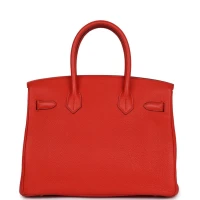 Hermes Birkin 30 Capucine Togo Palladium Hardware Hermes Birkin 30 Capucine Togo Palladium Hardware
