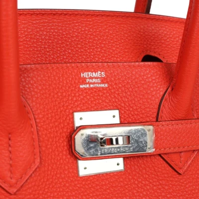 Hermes Birkin 30 Capucine Togo Palladium Hardware Hermes Birkin 30 Capucine Togo Palladium Hardware