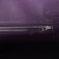 Hermes Birkin 30 Cassis Shiny Crocodile Niloticus Palladium Hardware Hermes Birkin 30 Cassis Shiny Crocodile Niloticus Palladium Hardware