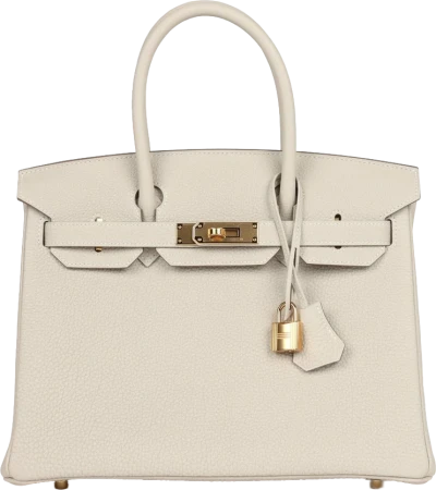 Hermes Birkin 30 Craie Togo Gold Hardware Hermes Birkin 30 Craie Togo Gold Hardware