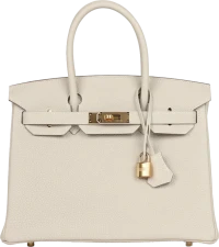 Hermes Birkin 30 Craie Togo Gold Hardware Hermes Birkin 30 Craie Togo Gold Hardware