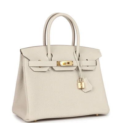 Hermes Birkin 30 Craie Togo Gold Hardware Hermes Birkin 30 Craie Togo Gold Hardware