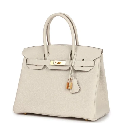 Hermes Birkin 30 Craie Togo Gold Hardware Hermes Birkin 30 Craie Togo Gold Hardware