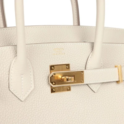 Hermes Birkin 30 Craie Togo Gold Hardware Hermes Birkin 30 Craie Togo Gold Hardware