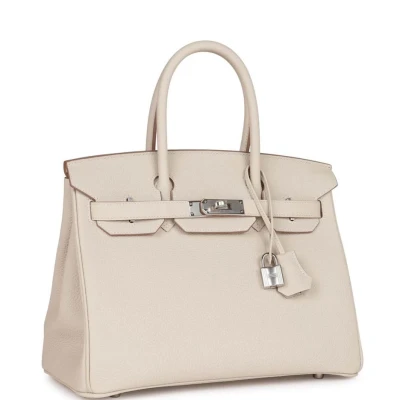 Hermes Birkin 30 Craie Togo Palladium Hardware Hermes Birkin 30 Craie Togo Palladium Hardware