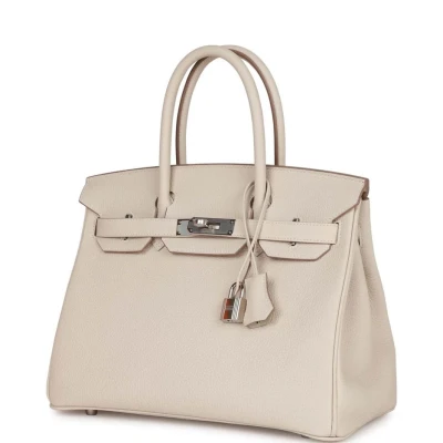 Hermes Birkin 30 Craie Togo Palladium Hardware Hermes Birkin 30 Craie Togo Palladium Hardware
