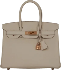 Hermes Birkin 30 Craie Togo Rose Gold Hardware Hermes Birkin 30 Craie Togo Rose Gold Hardware