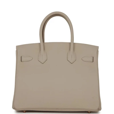 Hermes Birkin 30 Craie Togo Rose Gold Hardware Hermes Birkin 30 Craie Togo Rose Gold Hardware