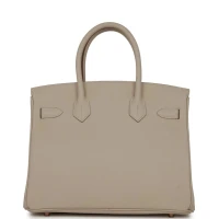 Hermes Birkin 30 Craie Togo Rose Gold Hardware Hermes Birkin 30 Craie Togo Rose Gold Hardware