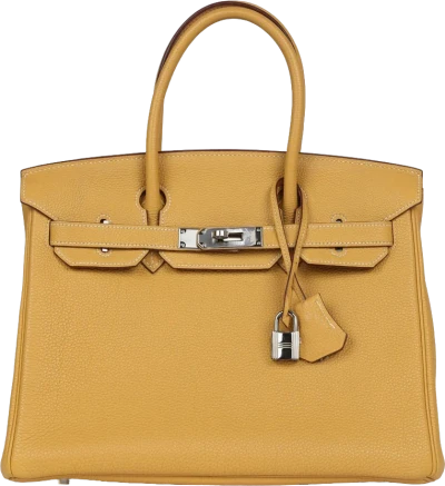 Hermes Birkin 30 Curry Togo Palladium Hardware Hermes Birkin 30 Curry Togo Palladium Hardware