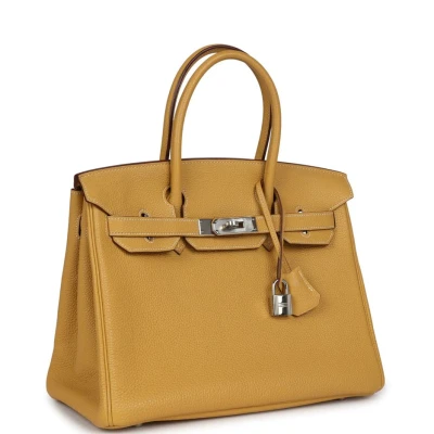 Hermes Birkin 30 Curry Togo Palladium Hardware Hermes Birkin 30 Curry Togo Palladium Hardware