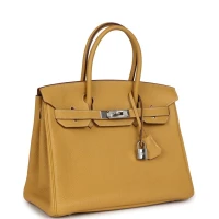 Hermes Birkin 30 Curry Togo Palladium Hardware Hermes Birkin 30 Curry Togo Palladium Hardware