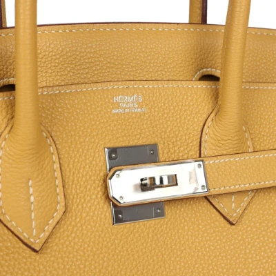 Hermes Birkin 30 Curry Togo Palladium Hardware Hermes Birkin 30 Curry Togo Palladium Hardware