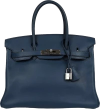 Hermes Birkin 30 Deep Bleu Swift Palladium Hardware Hermes Birkin 30 Deep Bleu Swift Palladium Hardware