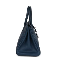 Hermes Birkin 30 Deep Bleu Swift Palladium Hardware Hermes Birkin 30 Deep Bleu Swift Palladium Hardware